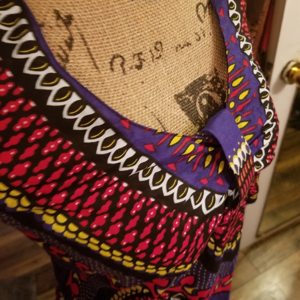 Casual Short patterned sun dress